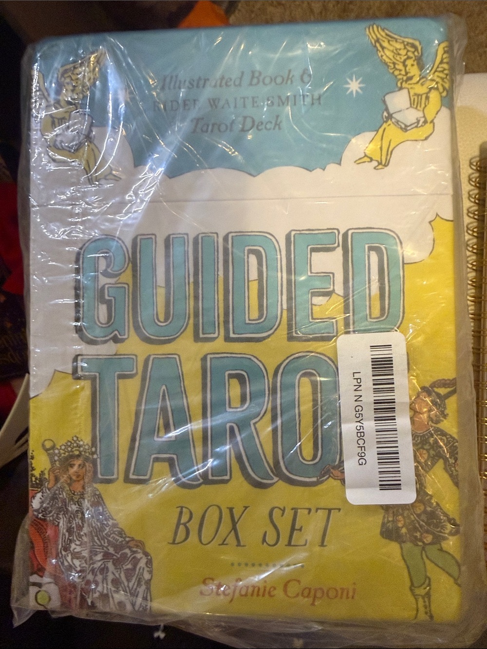 NWT!  Rider Waite Smith Guided Tarot book and card set, plus Tarot Journal! $25